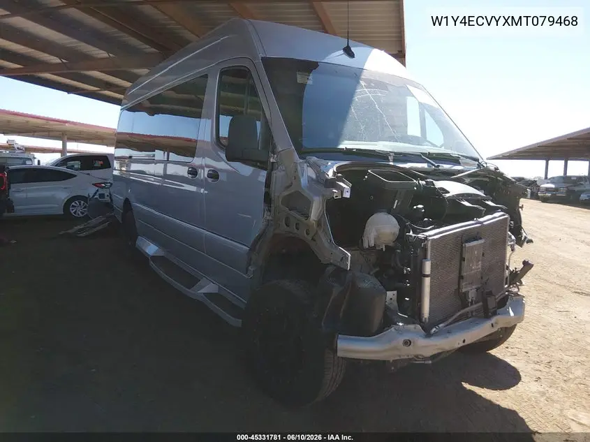 2021 Mercedes-Benz Sprinter 2500 High Roof V6 VIN: W1Y4ECVYXMT079468 Lot: 45331781