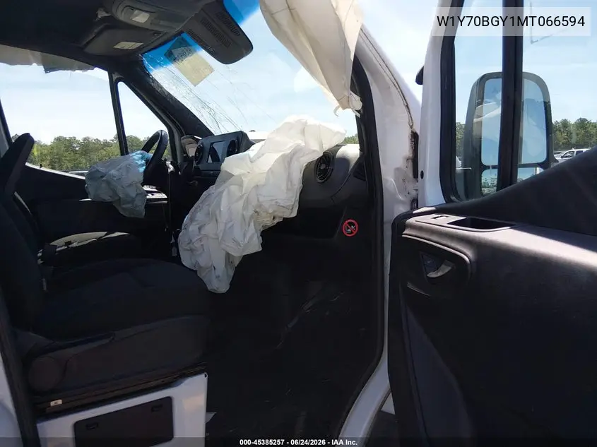 2021 Mercedes-Benz Sprinter 1500 Standard Roof I4 VIN: W1Y70BGY1MT066594 Lot: 45385257