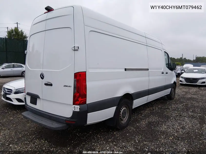 2021 Mercedes-Benz Sprinter 2500 High Roof I4 VIN: W1Y40CHY6MT079462 Lot: 45516926