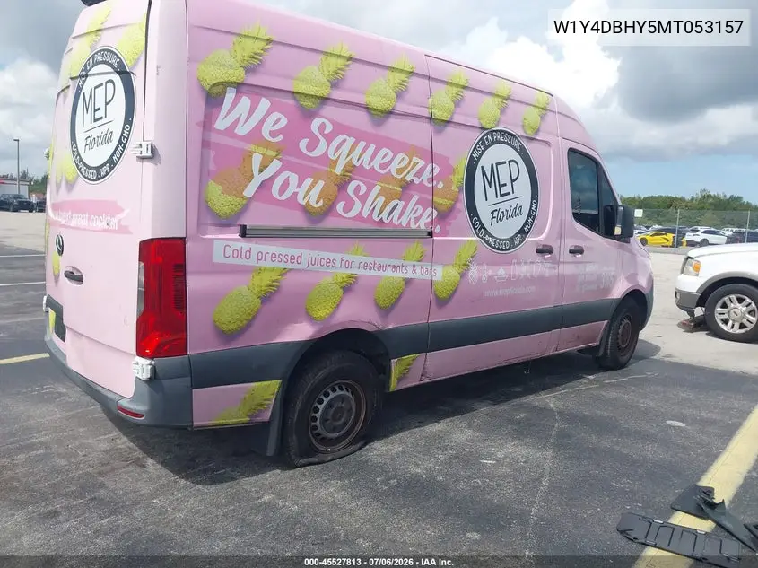 2021 Mercedes-Benz Sprinter 2500 Standard Roof I4 Diesel VIN: W1Y4DBHY5MT053157 Lot: 45527813