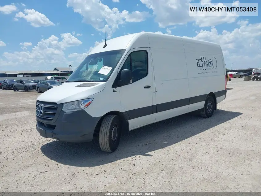 2021 Mercedes-Benz Sprinter 2500 High Roof I4 VIN: W1W40CHY1MT053408 Lot: 45531785
