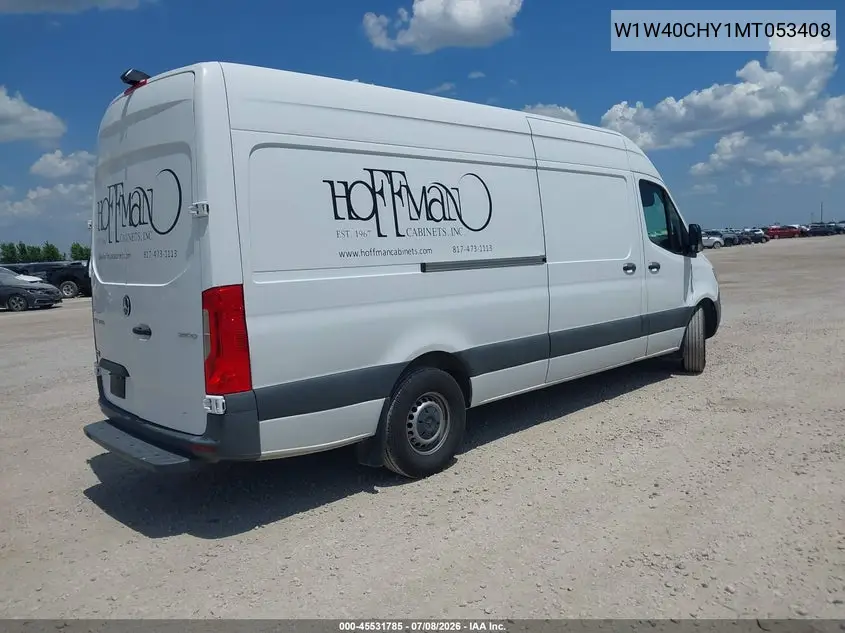 2021 Mercedes-Benz Sprinter 2500 High Roof I4 VIN: W1W40CHY1MT053408 Lot: 45531785