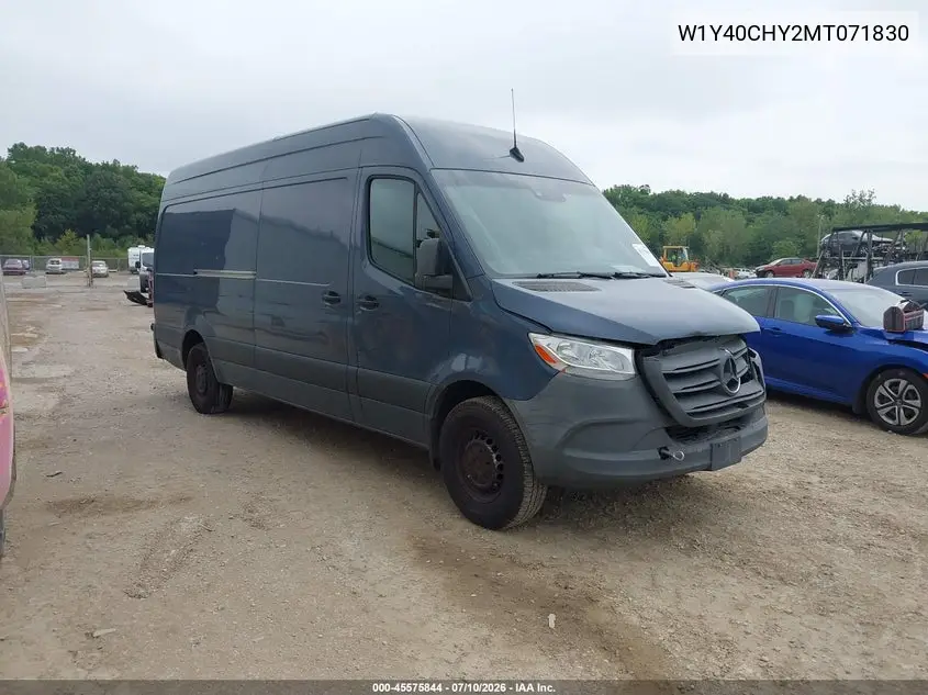 2021 Mercedes-Benz Sprinter 2500 High Roof I4 VIN: W1Y40CHY2MT071830 Lot: 45575844