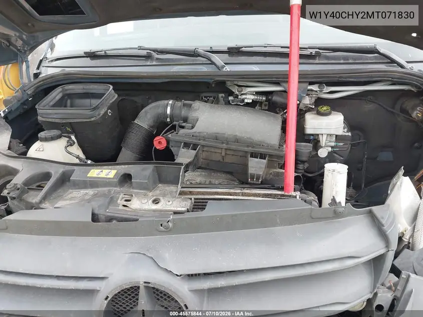 2021 Mercedes-Benz Sprinter 2500 High Roof I4 VIN: W1Y40CHY2MT071830 Lot: 45575844