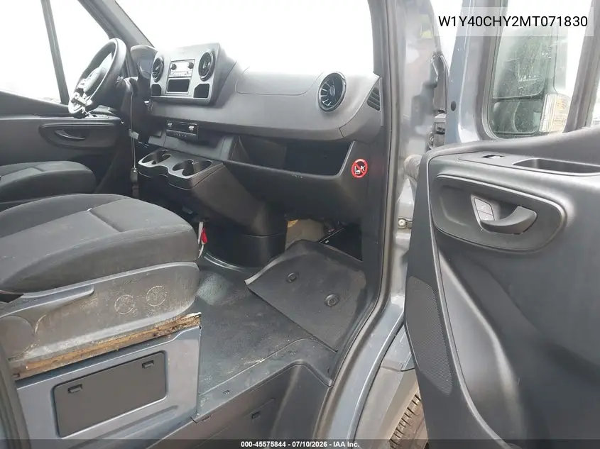 2021 Mercedes-Benz Sprinter 2500 High Roof I4 VIN: W1Y40CHY2MT071830 Lot: 45575844
