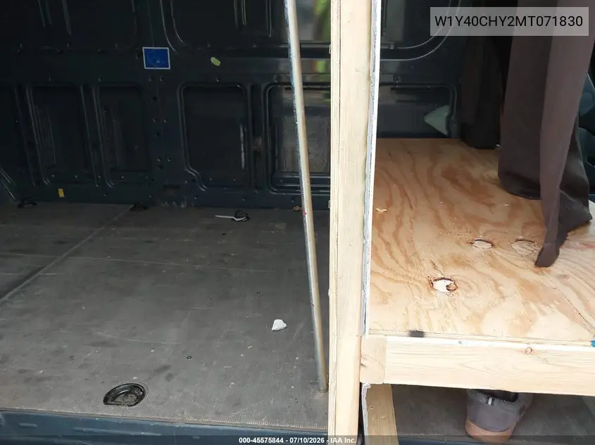 2021 Mercedes-Benz Sprinter 2500 High Roof I4 VIN: W1Y40CHY2MT071830 Lot: 45575844