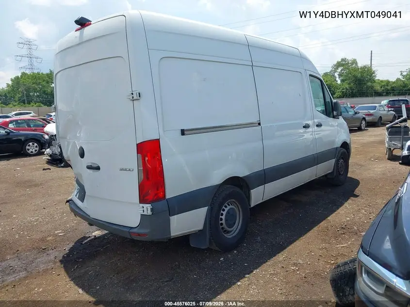 2021 Mercedes-Benz Sprinter 2500 Standard Roof I4 Diesel VIN: W1Y4DBHYXMT049041 Lot: 45576025