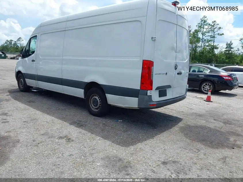 2021 Mercedes-Benz Sprinter 2500 High Roof V6 VIN: W1Y4ECHY3MT068985 Lot: 45616584