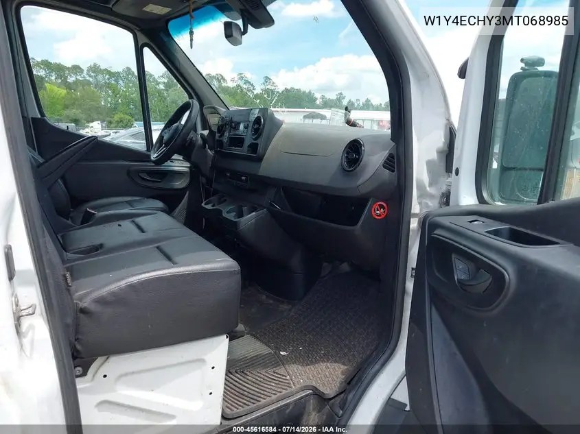 2021 Mercedes-Benz Sprinter 2500 High Roof V6 VIN: W1Y4ECHY3MT068985 Lot: 45616584
