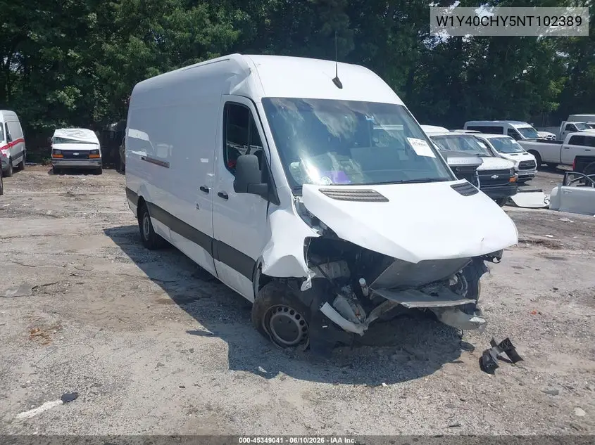 2022 Mercedes-Benz Sprinter 2500 VIN: W1Y40CHY5NT102389 Lot: 45349041