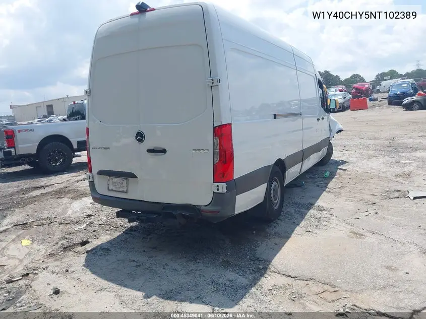 2022 Mercedes-Benz Sprinter 2500 VIN: W1Y40CHY5NT102389 Lot: 45349041