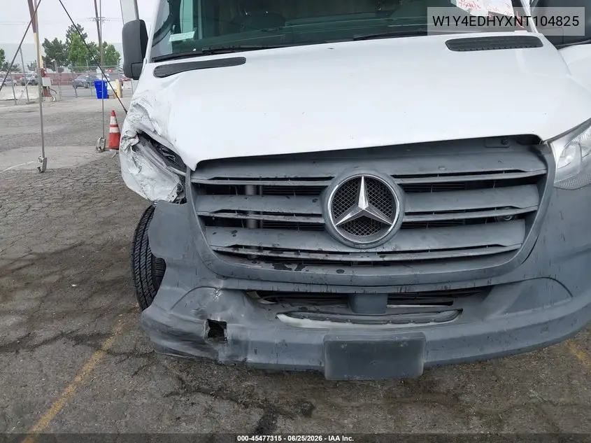 2022 Mercedes-Benz Sprinter 2500 High Roof V6 VIN: W1Y4EDHYXNT104825 Lot: 45477315