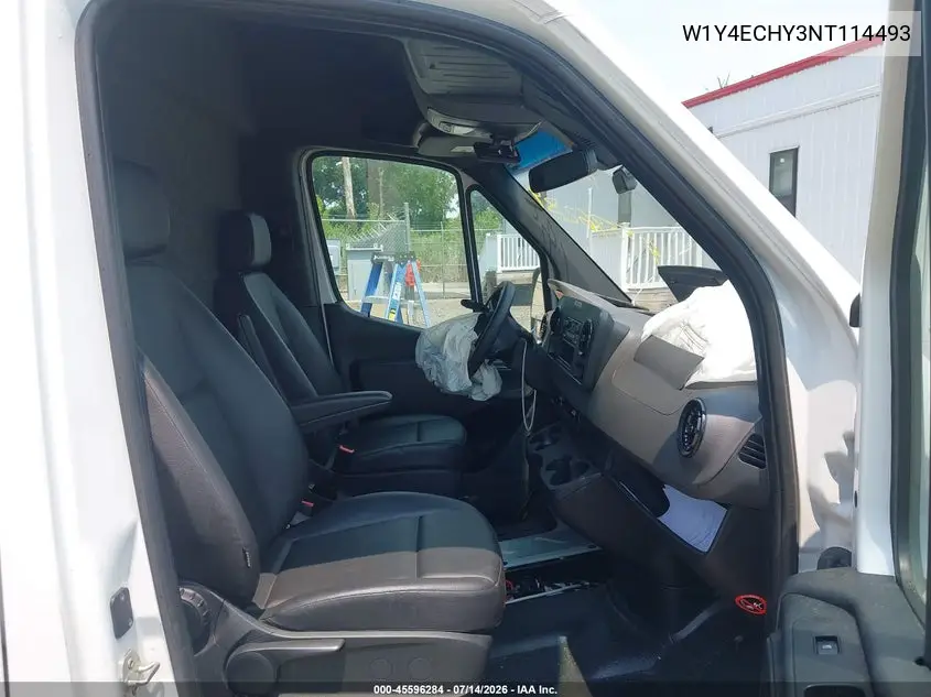 2022 Mercedes-Benz Sprinter 2500 High Roof V6 VIN: W1Y4ECHY3NT114493 Lot: 45596284
