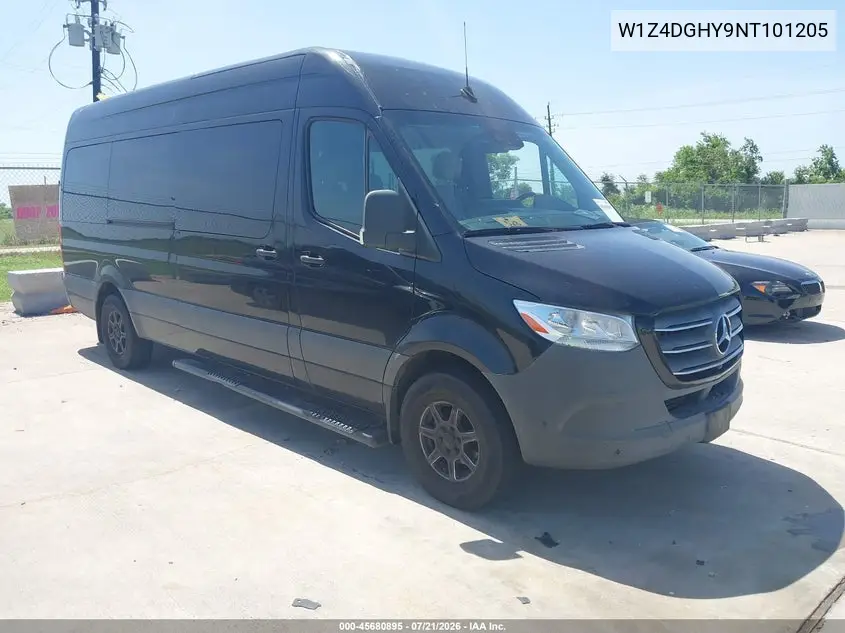 2022 Mercedes-Benz Sprinter 2500 High Roof I4 Diesel VIN: W1Z4DGHY9NT101205 Lot: 45680895