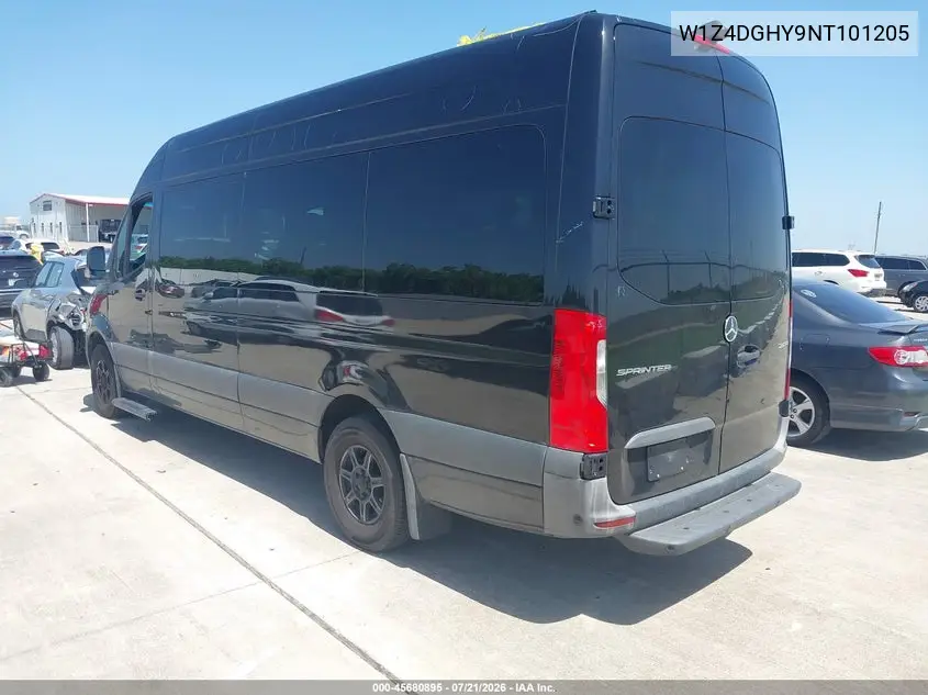 2022 Mercedes-Benz Sprinter 2500 High Roof I4 Diesel VIN: W1Z4DGHY9NT101205 Lot: 45680895