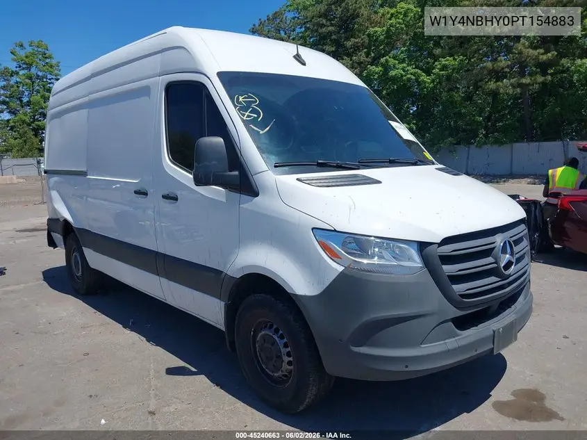 2023 Mercedes-Benz Sprinter 2500 Standard Roof 4-Cyl Diesel Ho VIN: W1Y4NBHY0PT154883 Lot: 45240663