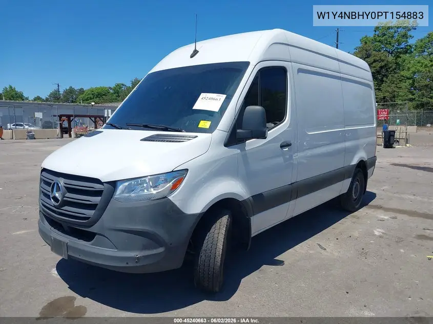 2023 Mercedes-Benz Sprinter 2500 Standard Roof 4-Cyl Diesel Ho VIN: W1Y4NBHY0PT154883 Lot: 45240663