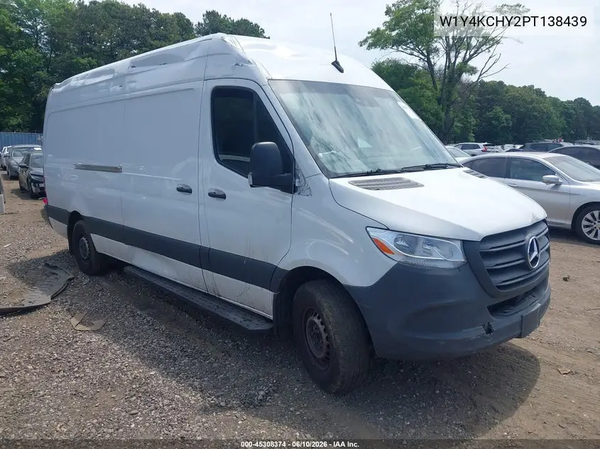 2023 Mercedes-Benz Sprinter 2500 High Roof 4-Cyl Diesel VIN: W1Y4KCHY2PT138439 Lot: 45308374