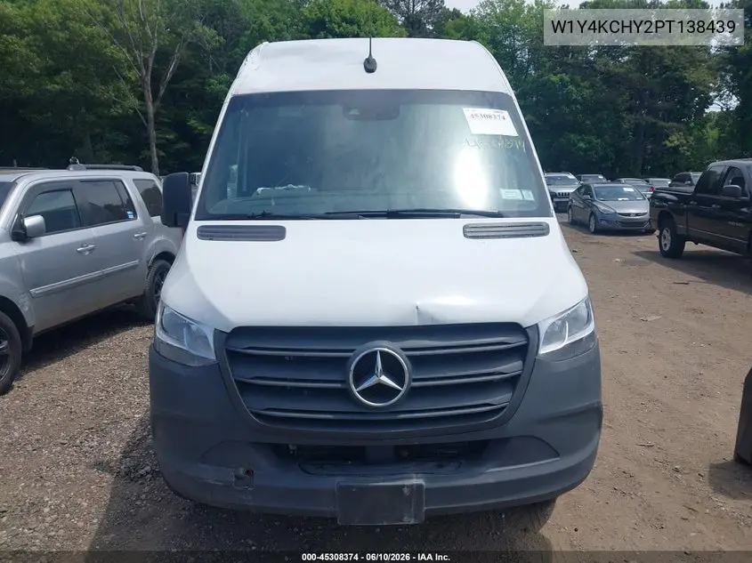 2023 Mercedes-Benz Sprinter 2500 High Roof 4-Cyl Diesel VIN: W1Y4KCHY2PT138439 Lot: 45308374