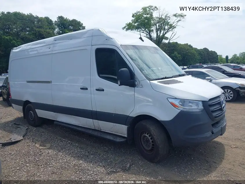 2023 Mercedes-Benz Sprinter 2500 High Roof 4-Cyl Diesel VIN: W1Y4KCHY2PT138439 Lot: 45308374