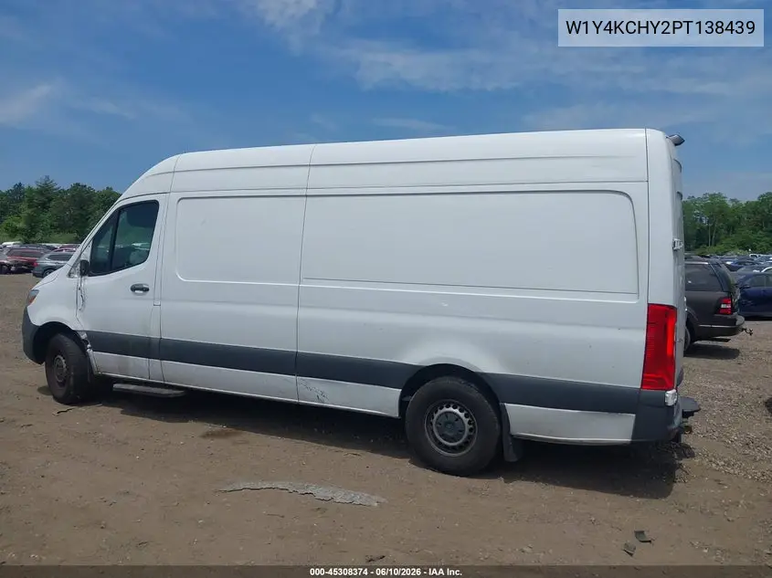 2023 Mercedes-Benz Sprinter 2500 High Roof 4-Cyl Diesel VIN: W1Y4KCHY2PT138439 Lot: 45308374