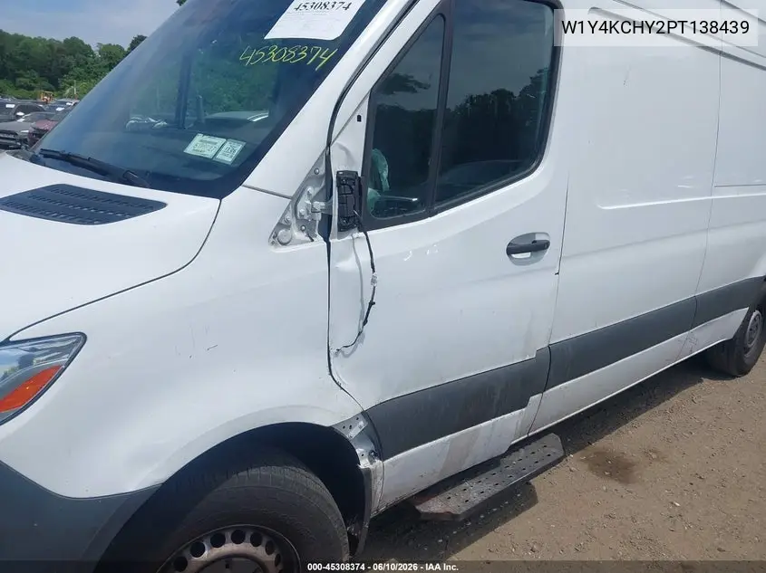2023 Mercedes-Benz Sprinter 2500 High Roof 4-Cyl Diesel VIN: W1Y4KCHY2PT138439 Lot: 45308374