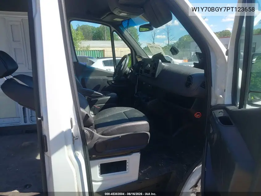 2023 Mercedes-Benz Sprinter 1500 Standard Roof 4-Cyl Gas VIN: W1Y70BGY7PT123658 Lot: 45383504