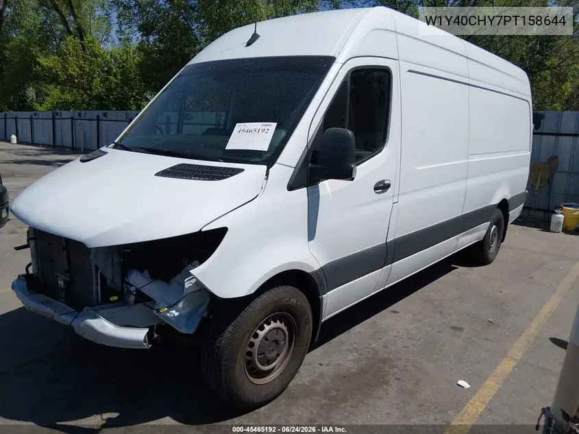 2023 Mercedes-Benz Sprinter 2500 High Roof 4-Cyl Gas VIN: W1Y40CHY7PT158644 Lot: 45465192
