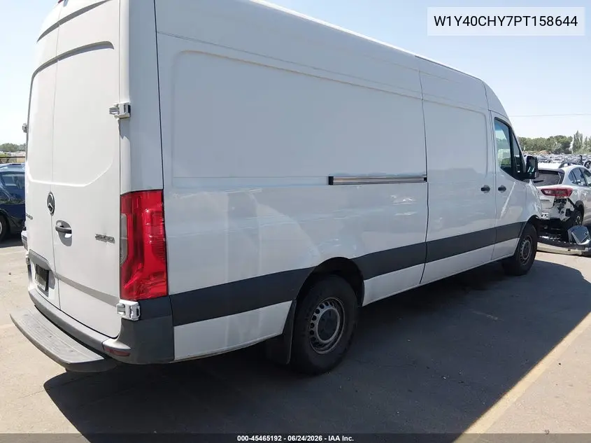 2023 Mercedes-Benz Sprinter 2500 High Roof 4-Cyl Gas VIN: W1Y40CHY7PT158644 Lot: 45465192