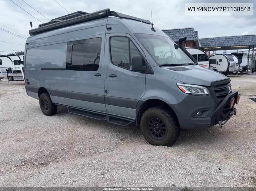 2023 Mercedes-Benz Sprinter 2500 High Roof 4-Cyl Diesel Ho VIN: W1Y4NCVY2PT138548 Lot: 45675972