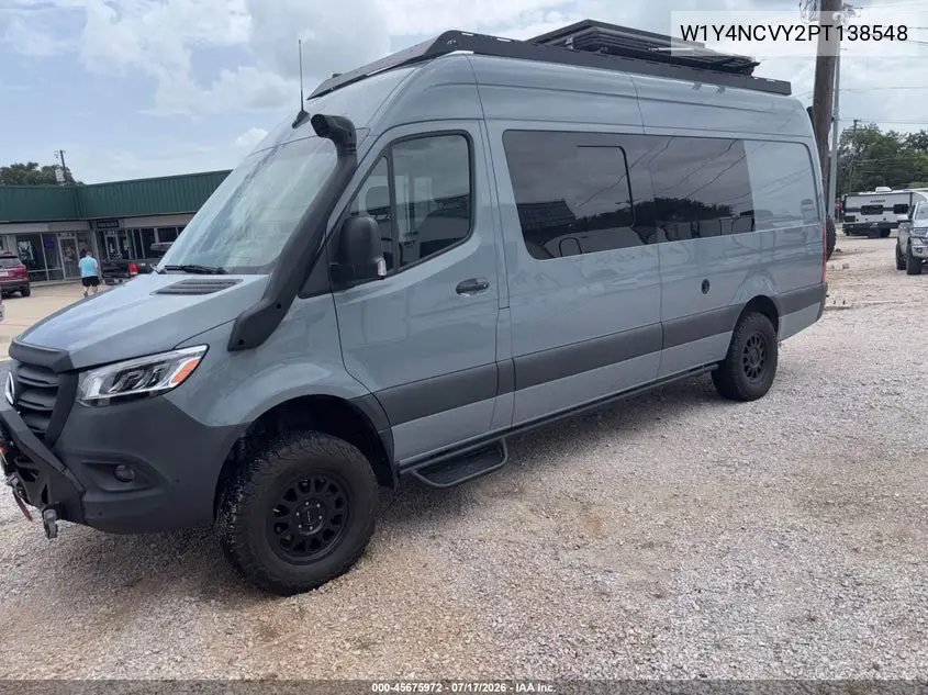 2023 Mercedes-Benz Sprinter 2500 High Roof 4-Cyl Diesel Ho VIN: W1Y4NCVY2PT138548 Lot: 45675972