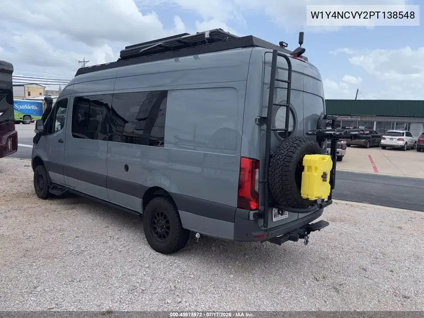 2023 Mercedes-Benz Sprinter 2500 High Roof 4-Cyl Diesel Ho VIN: W1Y4NCVY2PT138548 Lot: 45675972