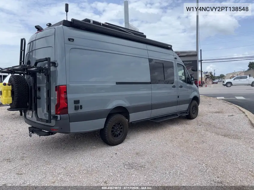 2023 Mercedes-Benz Sprinter 2500 High Roof 4-Cyl Diesel Ho VIN: W1Y4NCVY2PT138548 Lot: 45675972