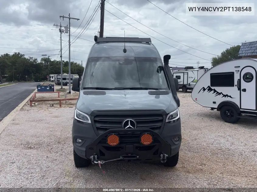 2023 Mercedes-Benz Sprinter 2500 High Roof 4-Cyl Diesel Ho VIN: W1Y4NCVY2PT138548 Lot: 45675972