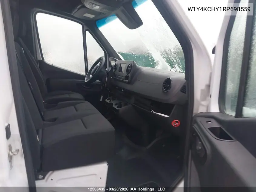 2024 Mercedes-Benz Sprinter 2500 VIN: W1Y4KCHY1RP698559 Lot: 12566435