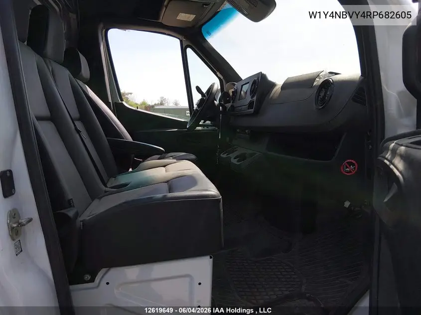 2024 Mercedes-Benz Sprinter 2500 VIN: W1Y4NBVY4RP682605 Lot: 12619649