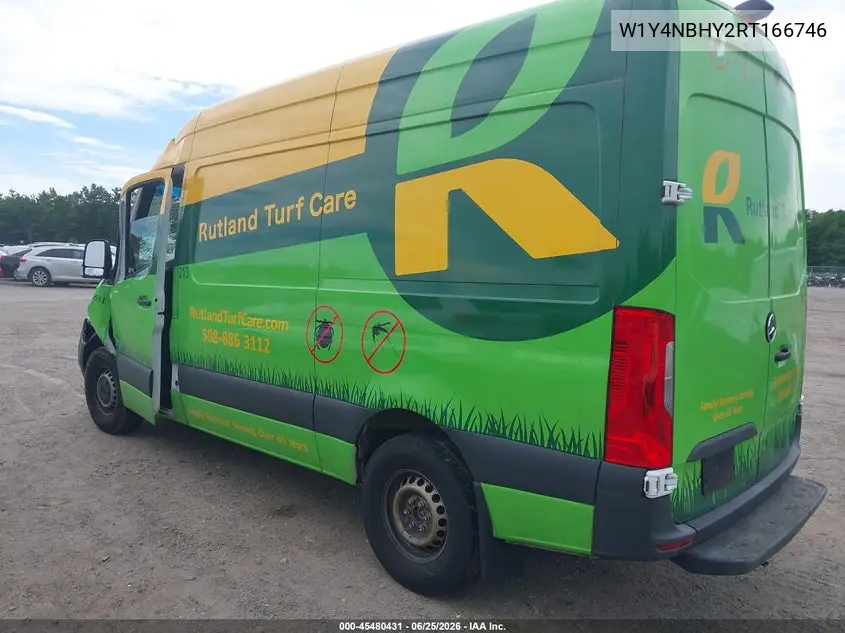 2024 Mercedes-Benz Sprinter 2500 Standard Roof 4-Cyl Diesel Ho VIN: W1Y4NBHY2RT166746 Lot: 45480431