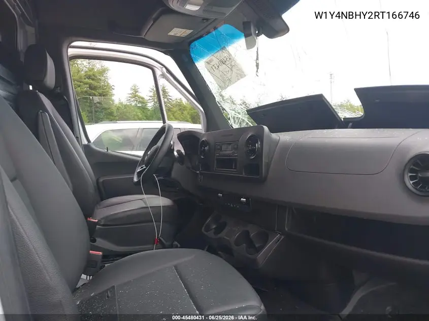 2024 Mercedes-Benz Sprinter 2500 Standard Roof 4-Cyl Diesel Ho VIN: W1Y4NBHY2RT166746 Lot: 45480431