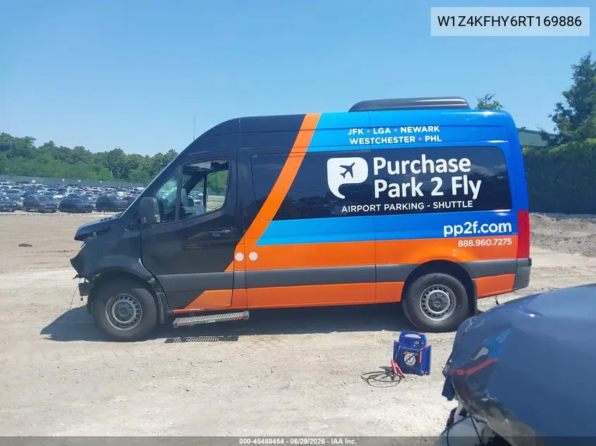 2024 Mercedes-Benz Sprinter 2500 Standard Roof 4-Cyl Diesel VIN: W1Z4KFHY6RT169886 Lot: 45488454