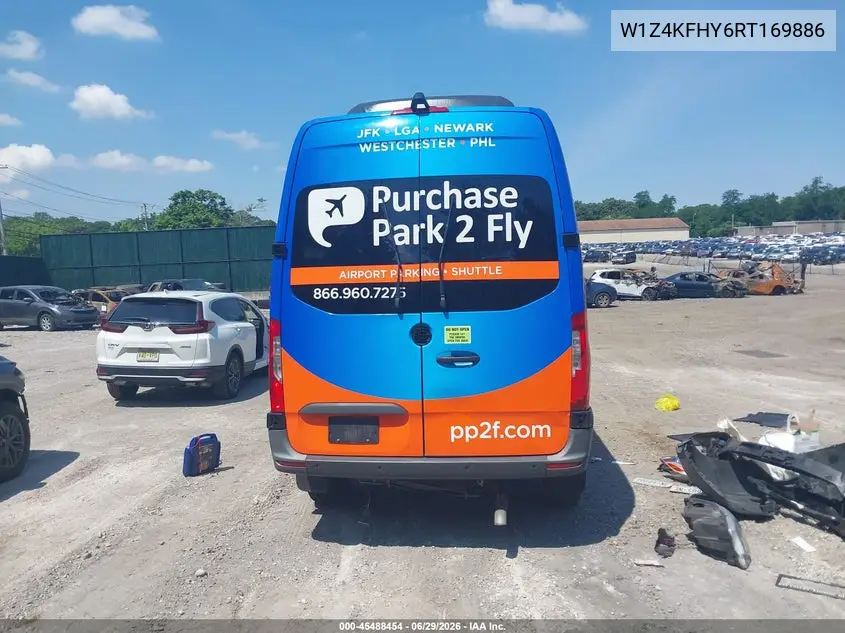 2024 Mercedes-Benz Sprinter 2500 Standard Roof 4-Cyl Diesel VIN: W1Z4KFHY6RT169886 Lot: 45488454