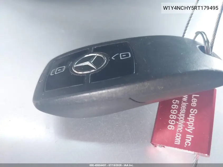 2024 Mercedes-Benz Sprinter 2500 High Roof 4-Cyl Diesel Ho VIN: W1Y4NCHY5RT179495 Lot: 45504451