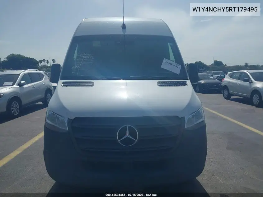 2024 Mercedes-Benz Sprinter 2500 High Roof 4-Cyl Diesel Ho VIN: W1Y4NCHY5RT179495 Lot: 45504451