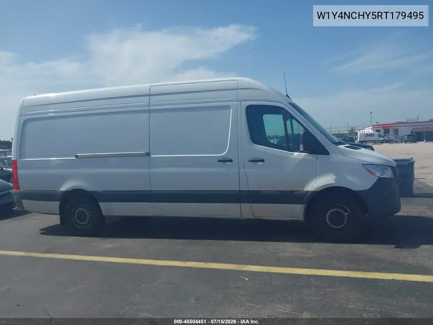 2024 Mercedes-Benz Sprinter 2500 High Roof 4-Cyl Diesel Ho VIN: W1Y4NCHY5RT179495 Lot: 45504451