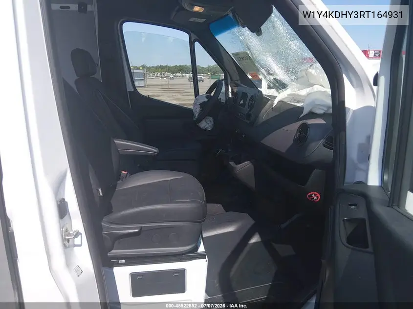 2024 Mercedes-Benz Sprinter 2500 High Roof 4-Cyl Diesel VIN: W1Y4KDHY3RT164931 Lot: 45522852