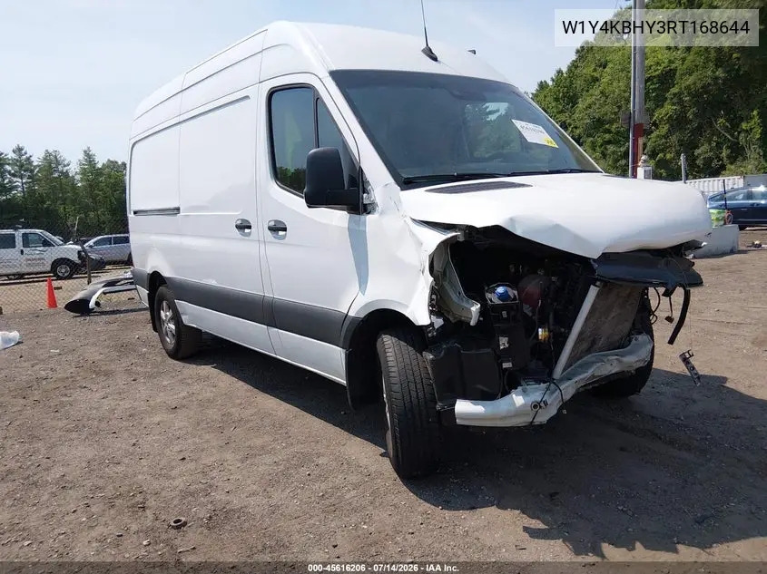 2024 Mercedes-Benz Sprinter 2500 Standard Roof 4-Cyl Diesel VIN: W1Y4KBHY3RT168644 Lot: 45616206