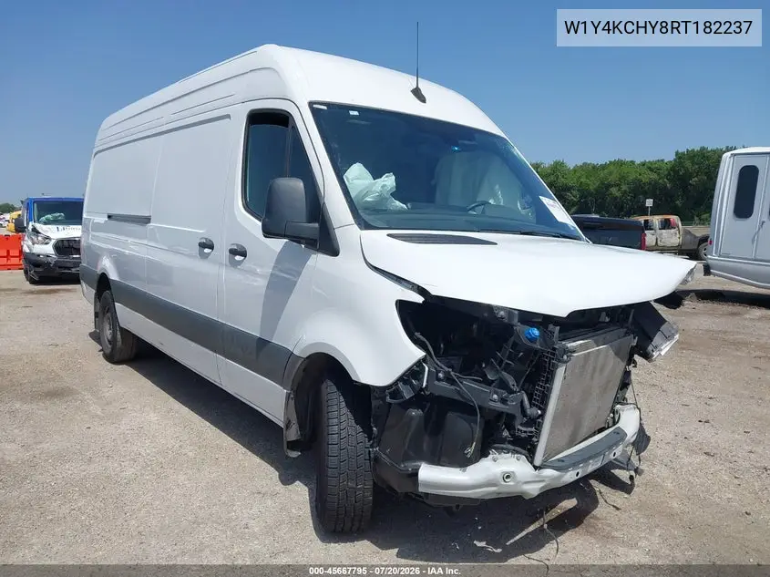 2024 Mercedes-Benz Sprinter 2500 High Roof 4-Cyl Diesel VIN: W1Y4KCHY8RT182237 Lot: 45667795