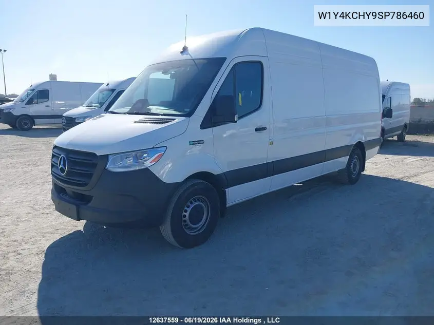 2025 Mercedes-Benz Sprinter 2500 VIN: W1Y4KCHY9SP786460 Lot: 12637559