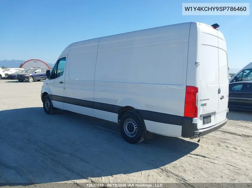 2025 Mercedes-Benz Sprinter 2500 VIN: W1Y4KCHY9SP786460 Lot: 12637559