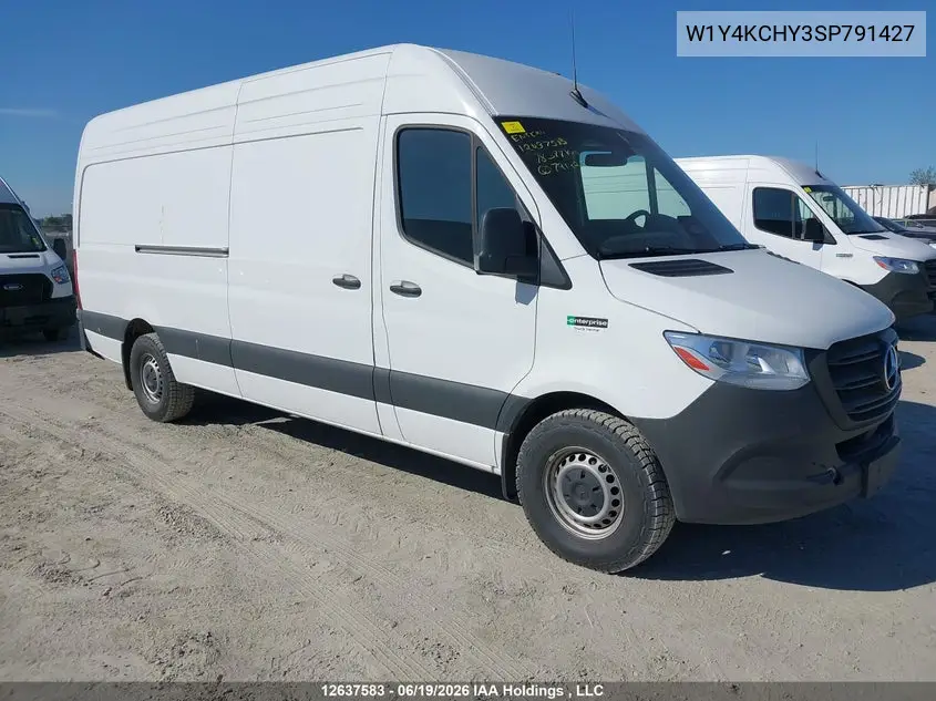 2025 Mercedes-Benz Sprinter 2500 VIN: W1Y4KCHY3SP791427 Lot: 12637583