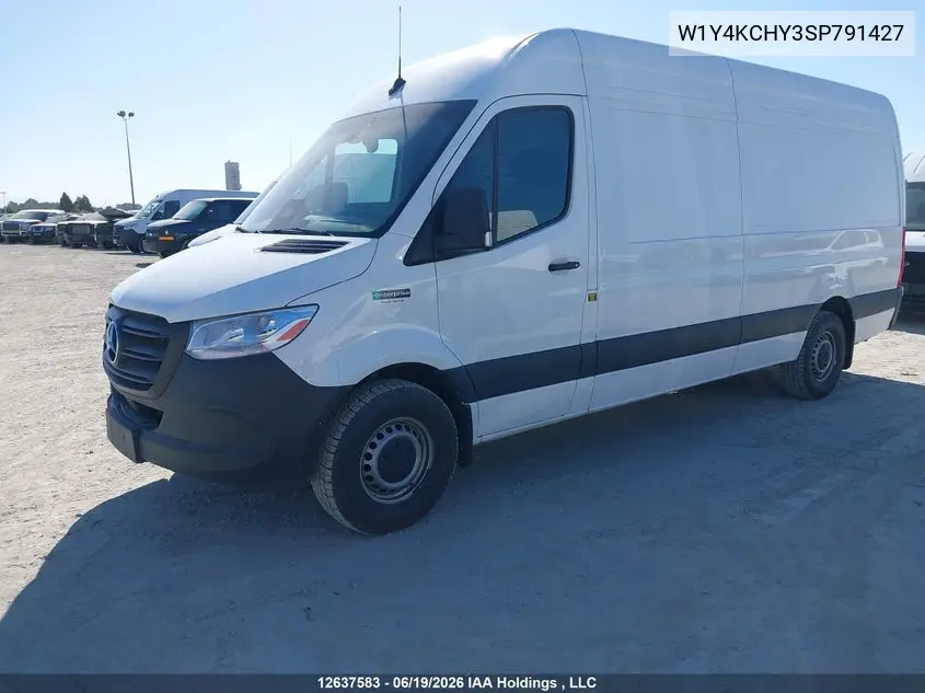 2025 Mercedes-Benz Sprinter 2500 VIN: W1Y4KCHY3SP791427 Lot: 12637583